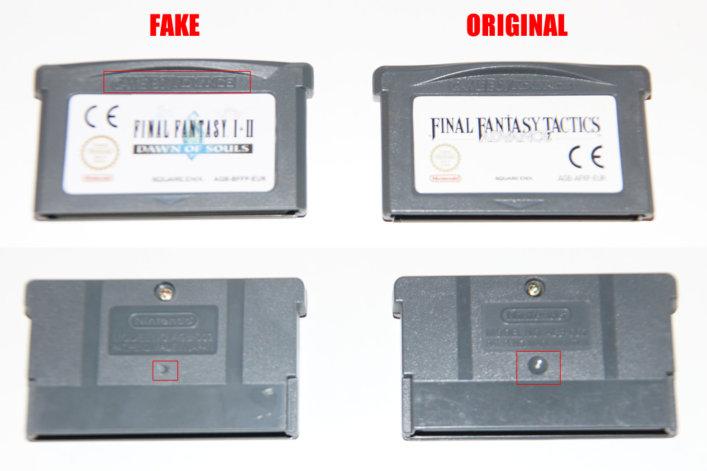 How To Identify Your Game S Version How To Identify Fake Gba Carts